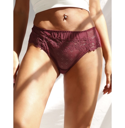 Eross Slip Waistband S Burgundy Sex Shop 4Love