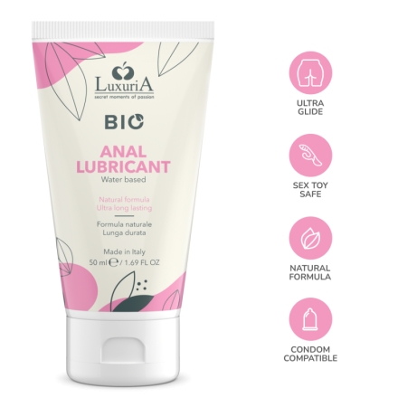 Lubrifiant Luxuria Bio Anal 50ml Sex Shop 4Love