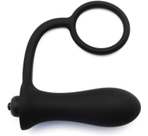 black-color-silicone-vibrator-anal-cu-inel