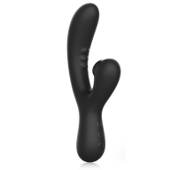 vibrator-vinyi-with-clitoral-stimulator-black