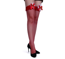 eross-ciorapi-christmas-mesh-xs-l-red