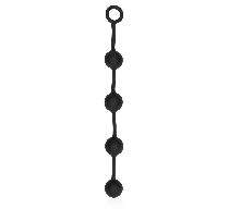 bile-anale-silicone-balls-s-black