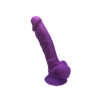 dildo-dual-density-17-5cm-purple