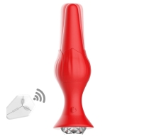 vibrator-anal-loves-rose-and-diamond-red